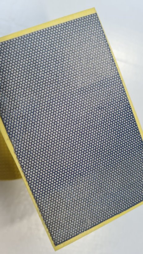 Brusná kostka - diamant P400 90X55, žlutá