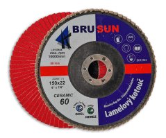 Lamelový brusný kotouč 150, 60 BRUSUN CERAMIC