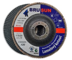 Lamelový brusný kotouč 115, 120 BRUSUN STANDARD