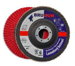 Lamelový brusný kotouč 125, 40 BRUSUN CERAMIC
