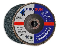 Lamelový brusný kotouč 150, 40 BRUSUN STANDARD