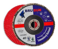 Lamelový brusný kotouč 150, 40 BRUSUN CERAMIC