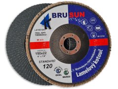 Lamelový brusný kotouč 150, 120 BRUSUN STANDARD