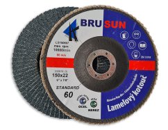 Lamelový brusný kotouč 150, 60 BRUSUN STANDARD