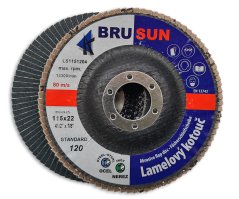 Lamelový brusný kotouč 115, 120 BRUSUN STANDARD