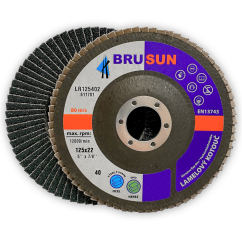 Lamelový brusný kotouč 125, 120 BRUSUN STANDARD